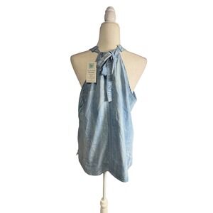 Mazik Denim Halter Tank Top – NWT – Size L